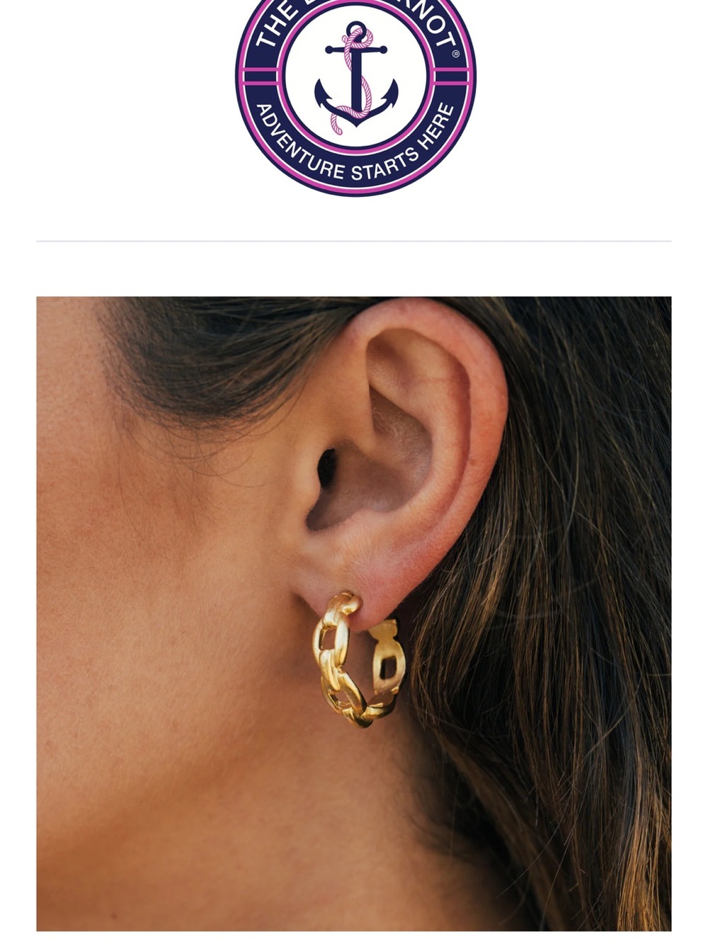 Susan Shaw Hoop Earrings